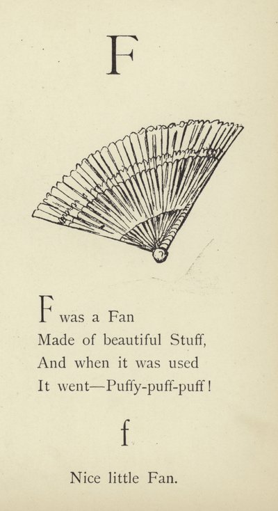 文字F 作： Edward Lear